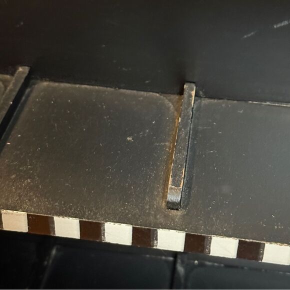 Vintage Rare Mary Engelbreit Wood Black Store Display Shelf For ABC Letters - Picture 8 of 16